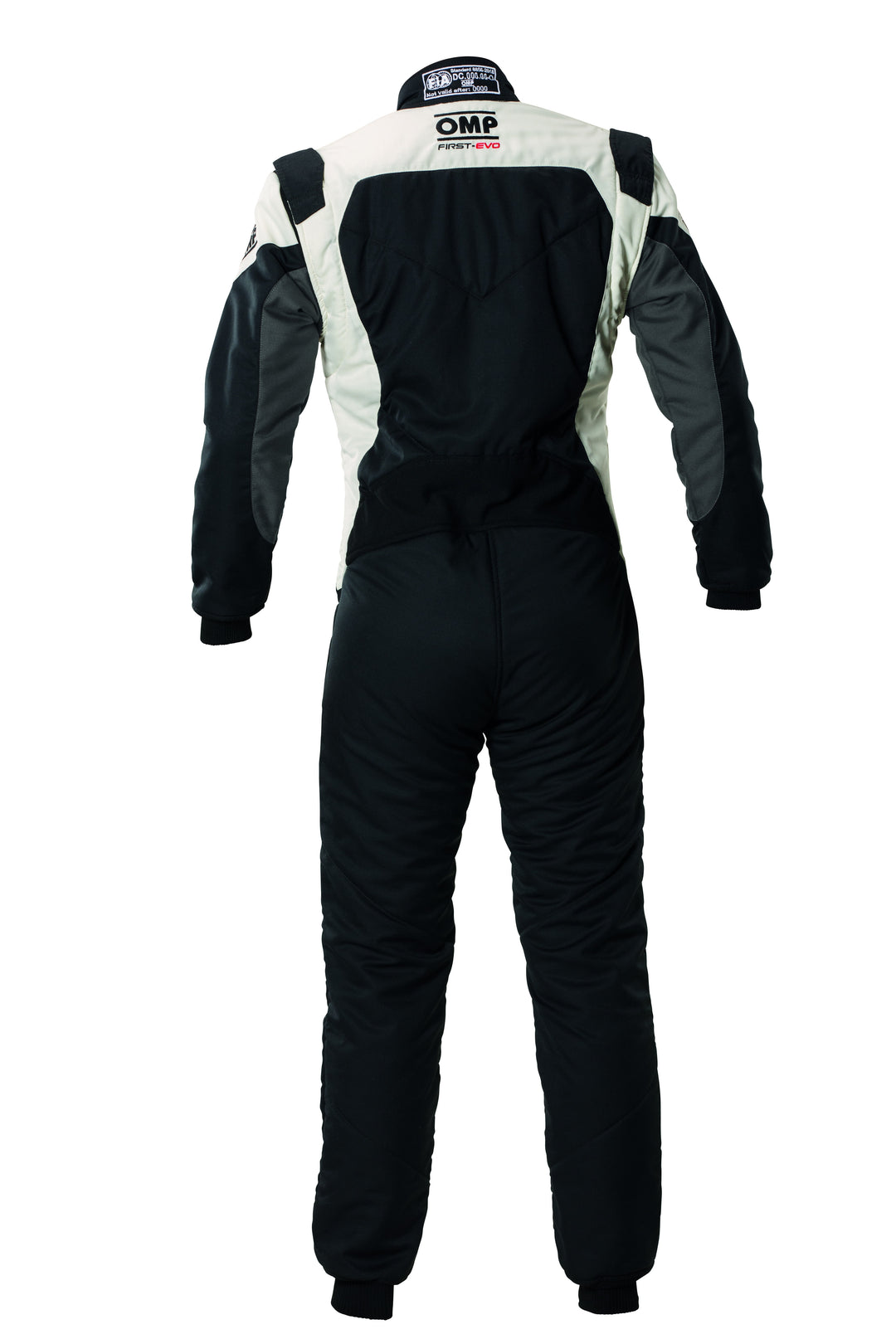 TRAJE DE CARRERAS OMP FIRST EVO MY2025 FIA 8856-2018 NEGRO / BLANCO TALLA 56 - OMP original VRM Motorsports imagen 2