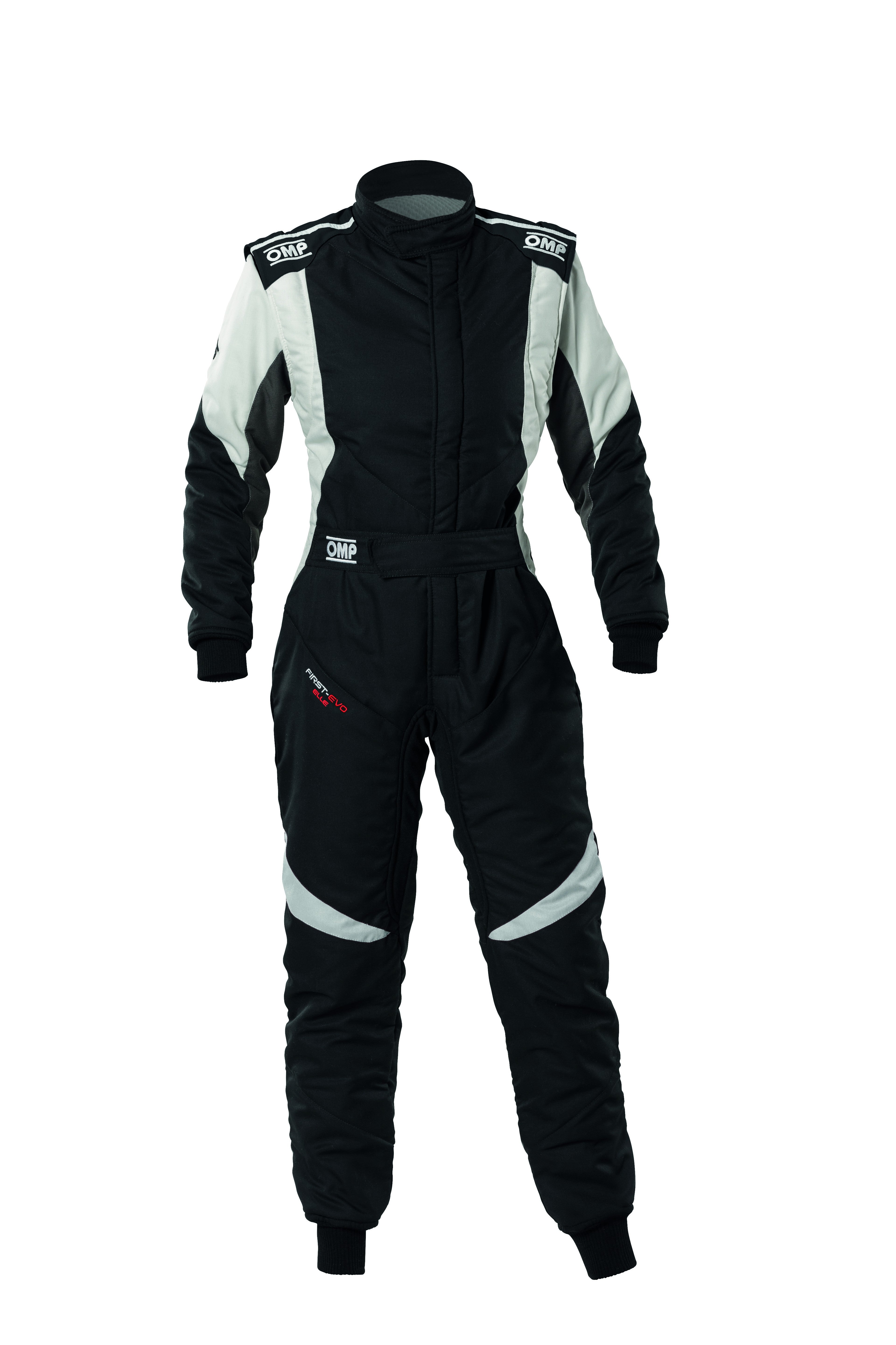 TRAJE DE CARRERAS OMP FIRST EVO ELLE MY2025 FIA 8856-2018 NEGRO / BLANCO TALLA 42 - OMP original VRM Motorsports imagen 1