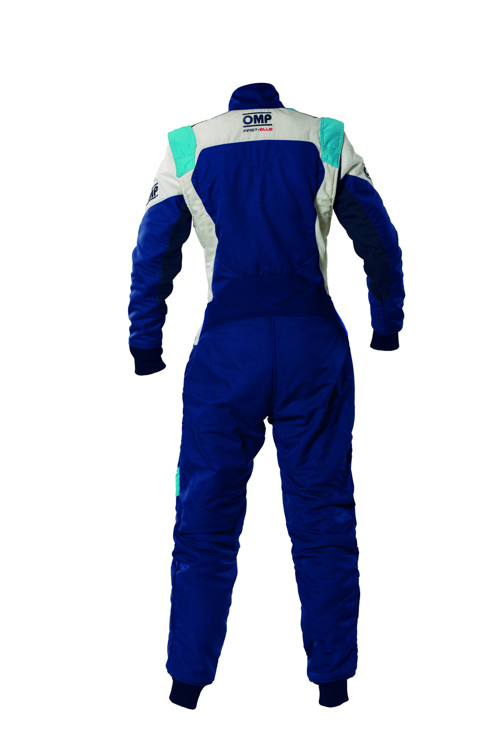 TRAJE DE CARRERAS OMP FIRST EVO ELLE MY2025 FIA 8856-2018 NAVY AZUL / TIFFANY TALLA 42 - OMP original VRM Motorsports imagen 2