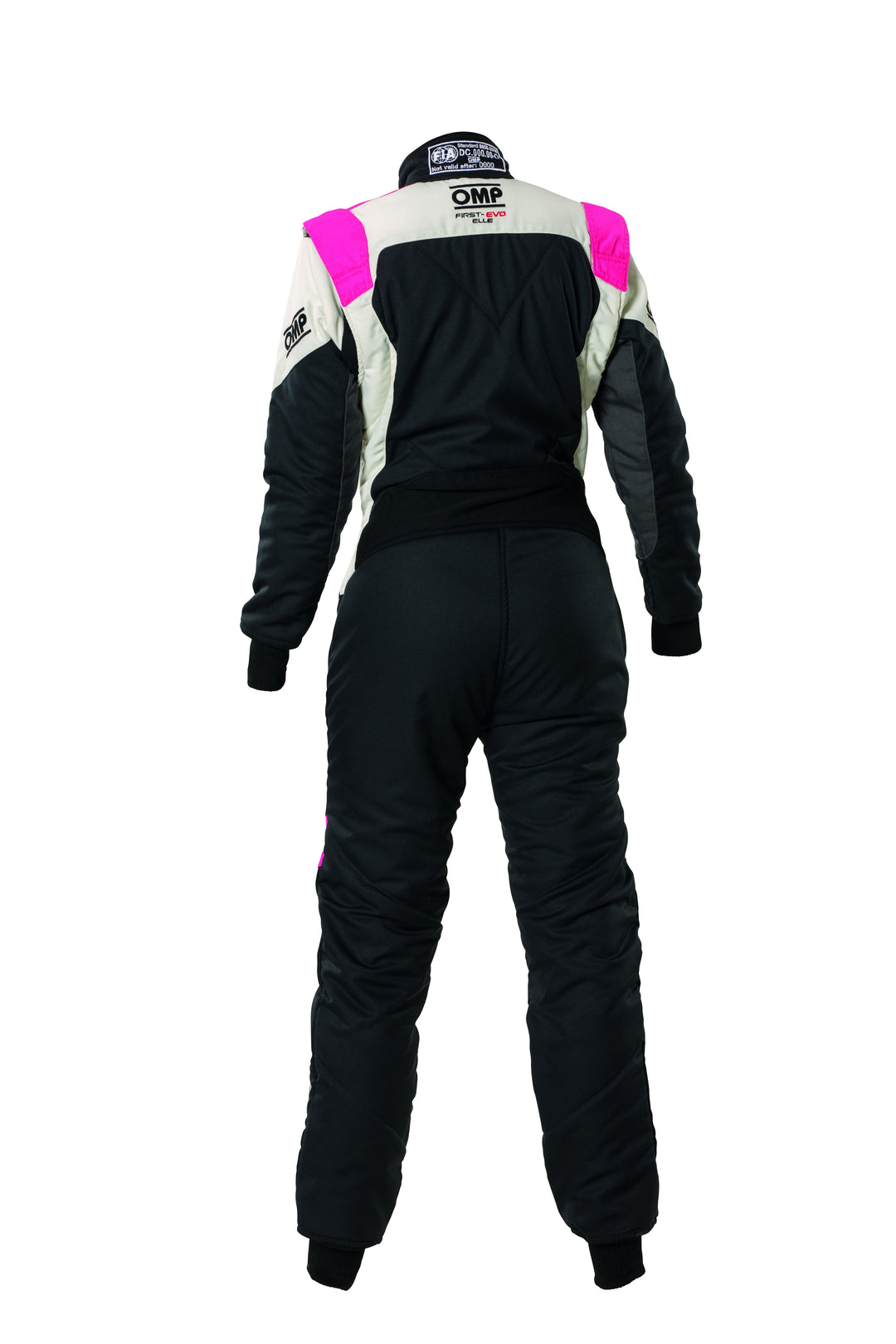 TRAJE DE CARRERAS OMP FIRST EVO ELLE MY2025 FIA 8856-2018 NEGRO / FUCSIA TALLA 40 - OMP original VRM Motorsports imagen 2