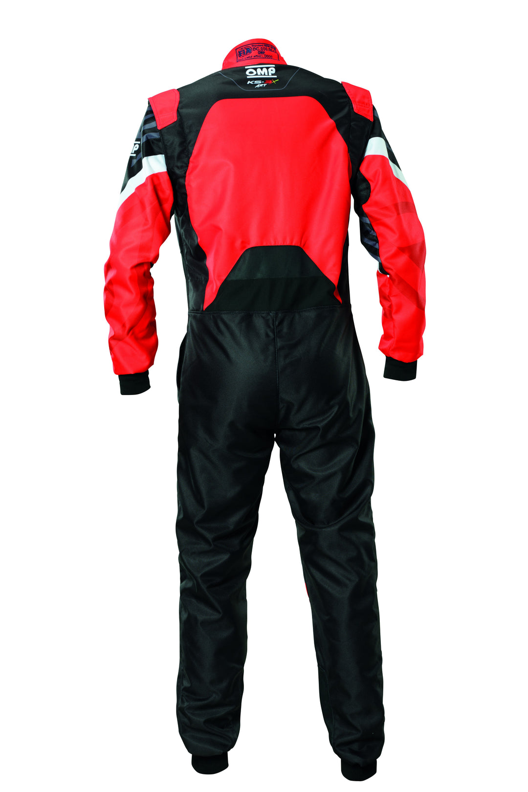 TRAJE DE CARRERAS KARTING OMP KS-3X ART FIA 8877-2022 (ADULTO) NEGRO / ROJO TALLA 56 - OMP original VRM Motorsports imagen 2