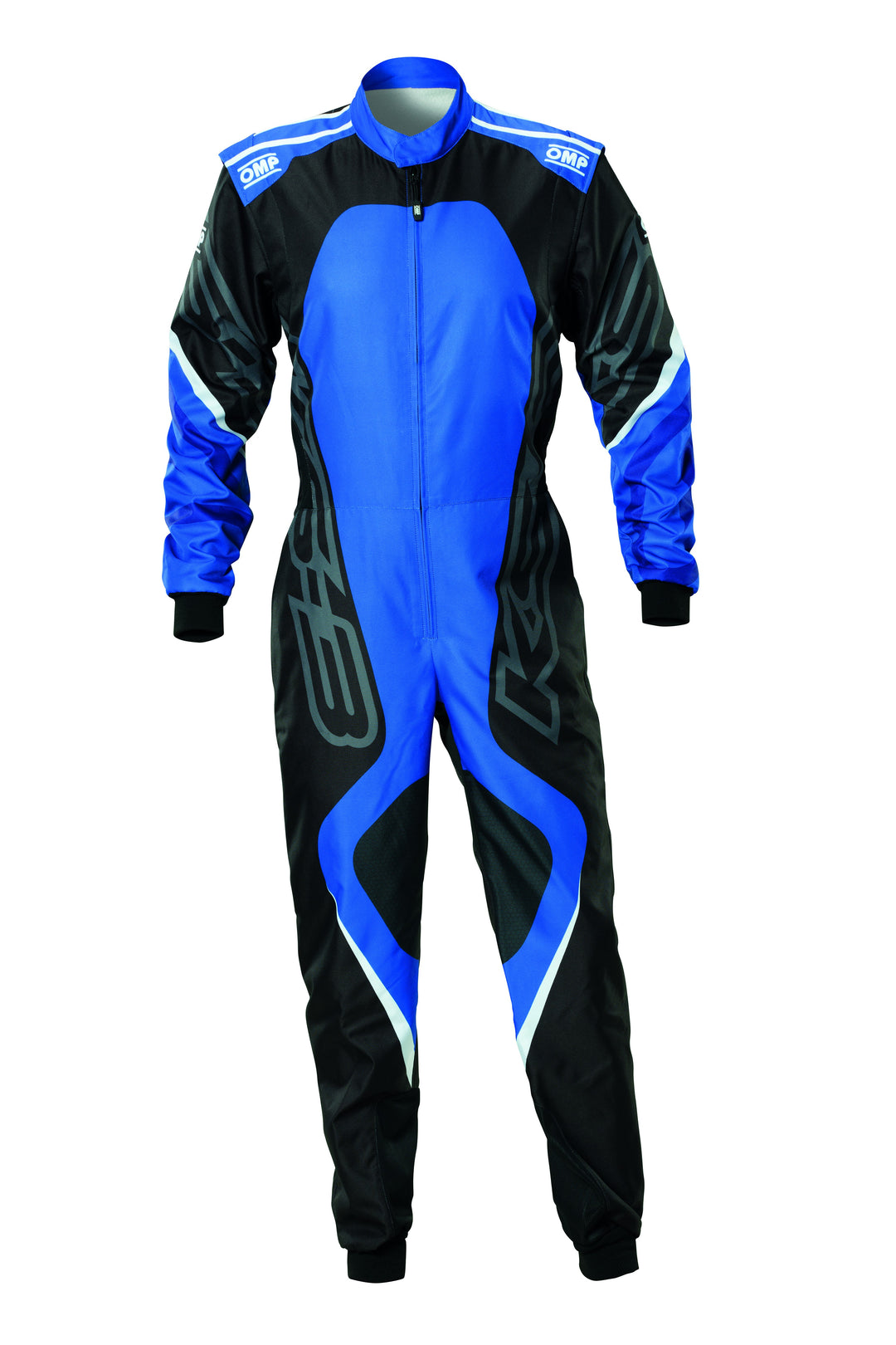 TRAJE DE CARRERAS KARTING OMP KS-3X ART FIA 8877-2022 (ADULTO) NEGRO / AZUL TALLA 60 - OMP original VRM Motorsports imagen 1