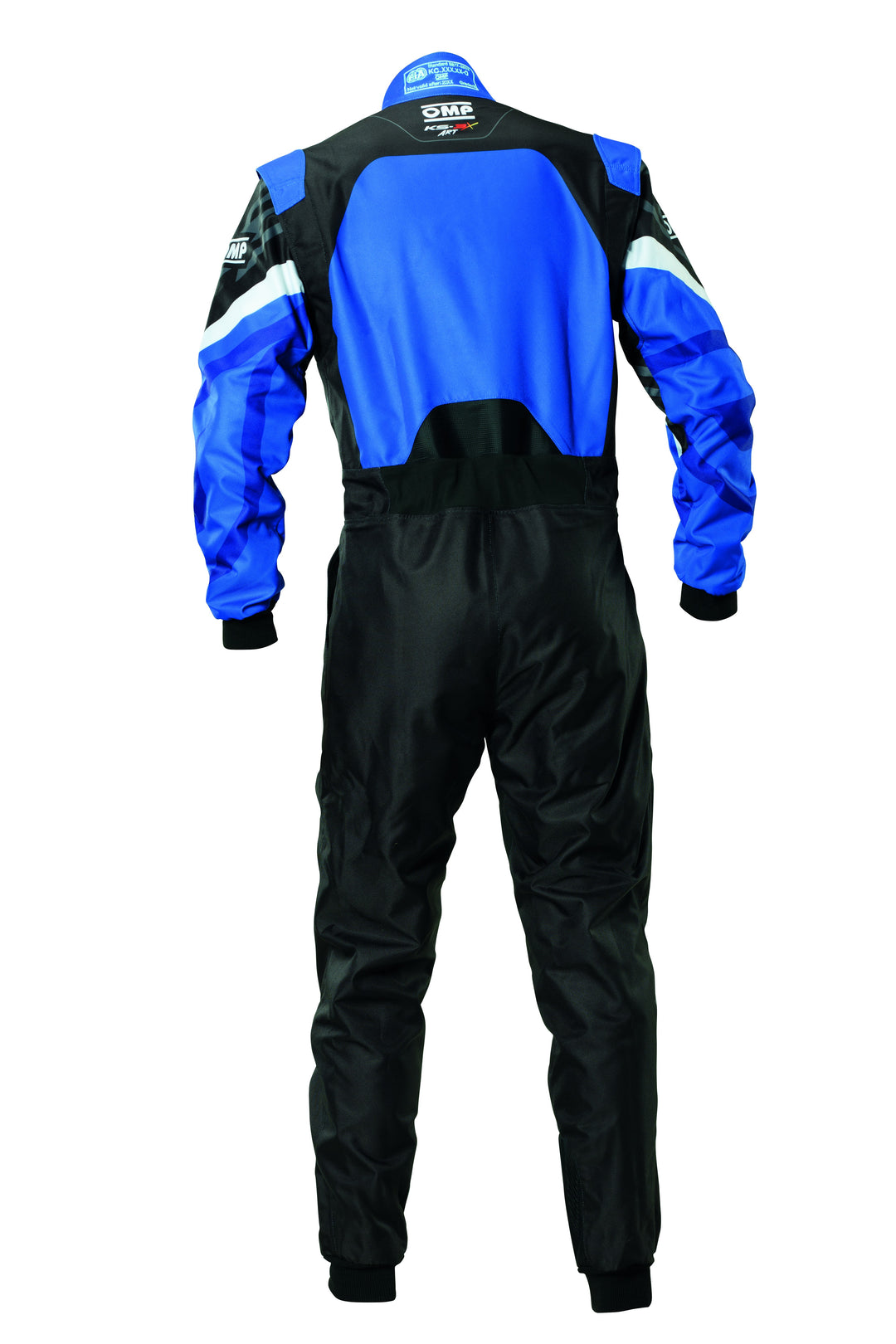 TRAJE DE CARRERAS KARTING OMP KS-3X ART FIA 8877-2022 (ADULTO) NEGRO / AZUL TALLA 60 - OMP original VRM Motorsports imagen 2