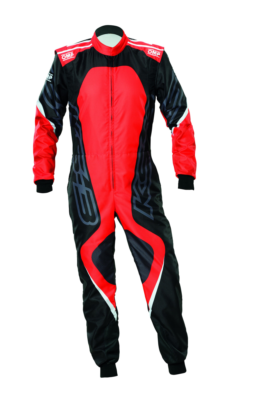 TRAJE DE CARRERAS KARTING OMP KS-3X ART FIA 8877-2022 (NIÑO) NEGRO / ROJO TALLA 120 - OMP original VRM Motorsports imagen 1