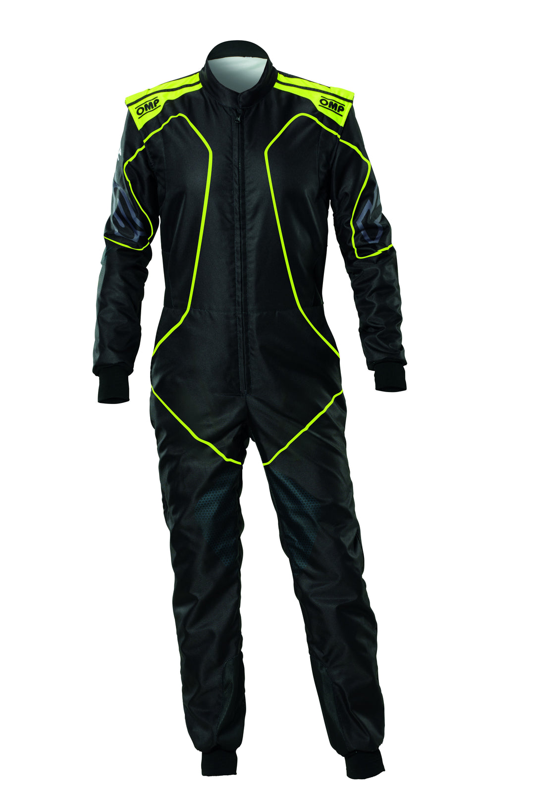 TRAJE DE CARRERAS KARTING OMP KS-3X ART STYLE 2 FIA 8877-2022 (ADULTO) NEGRO/AMARILLO FLUOR TALLA 58 - OMP original VRM Motorsports imagen 1