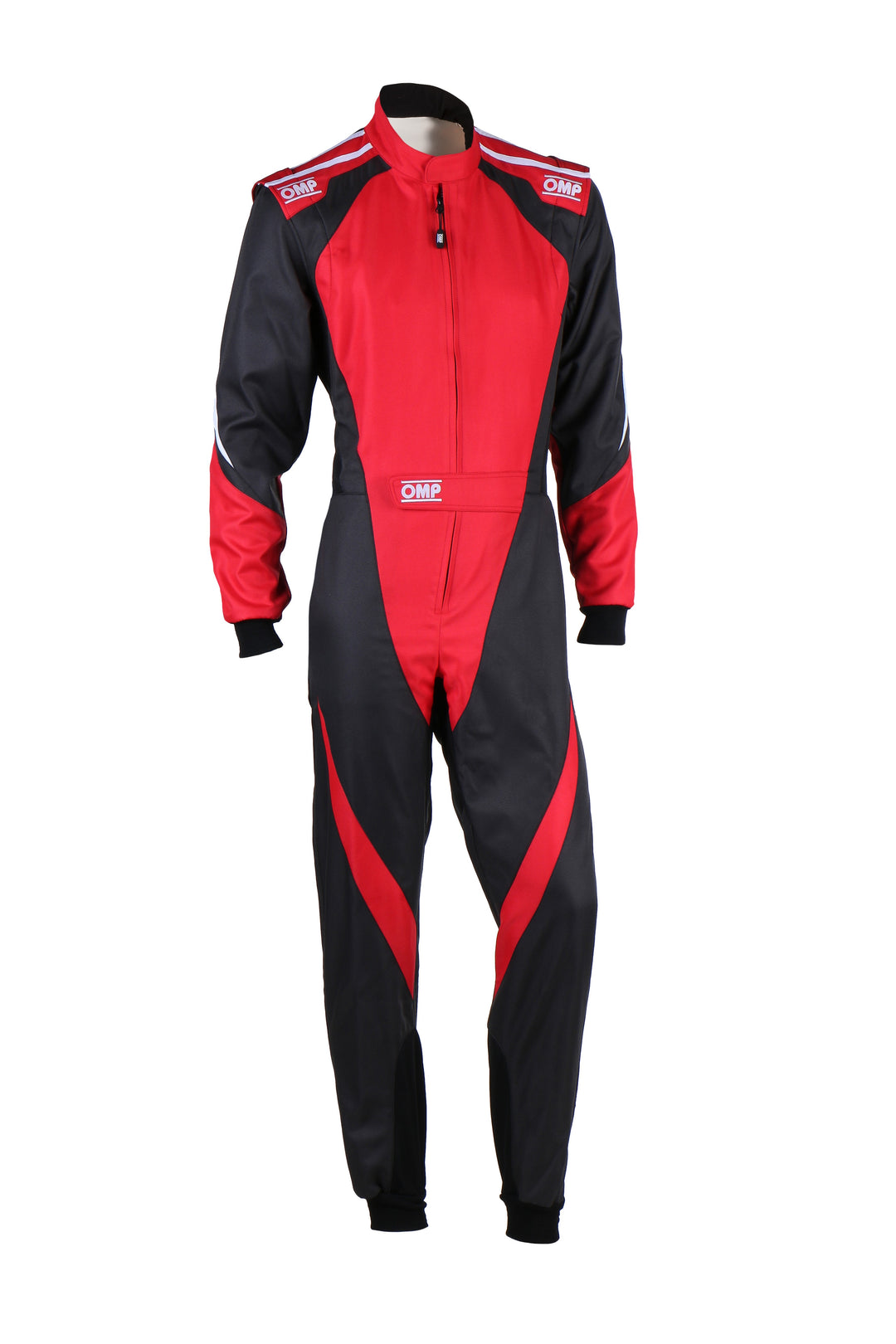 TRAJE DE CARRERAS KARTING OMP KS-3X FIA 8877-2022 (ADULTO) NEGRO / ROJO TALLA 42 - OMP original VRM Motorsports imagen 1