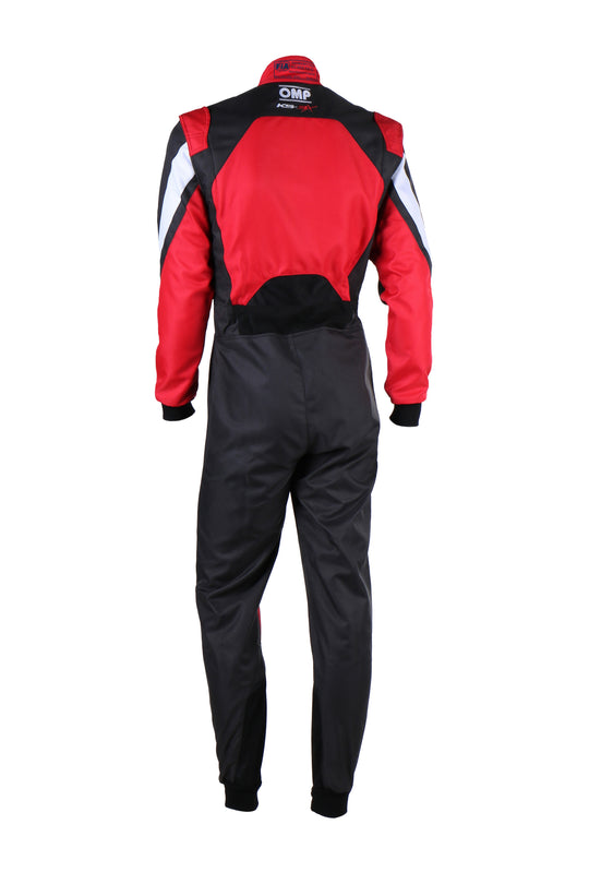 TRAJE DE CARRERAS KARTING OMP KS-3X FIA 8877-2022 (ADULTO) NEGRO / ROJO TALLA 44 - OMP original VRM Motorsports imagen 2