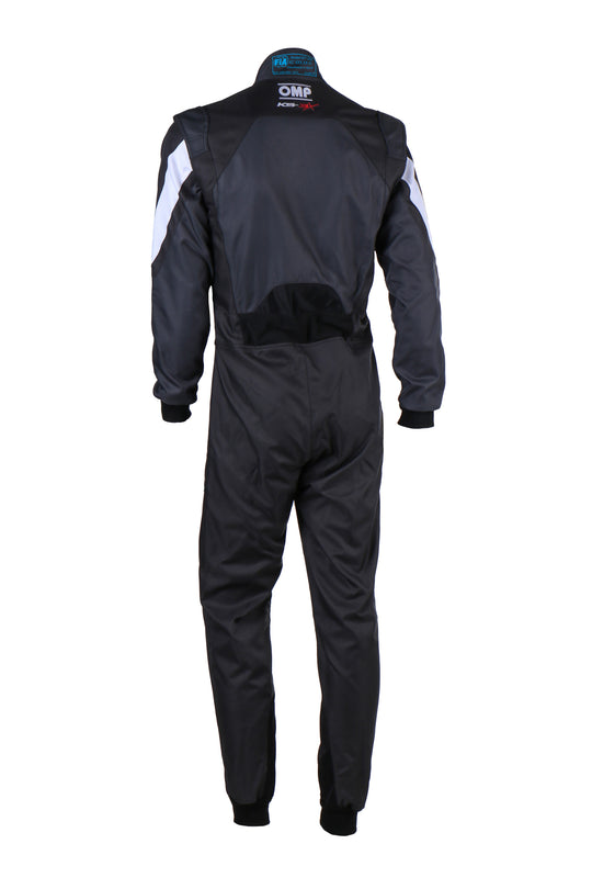 TRAJE DE CARRERAS KARTING OMP KS-3X FIA 8877-2022 (ADULTO) NEGRO / ANTRACITA TALLA 50 - OMP original VRM Motorsports imagen 2