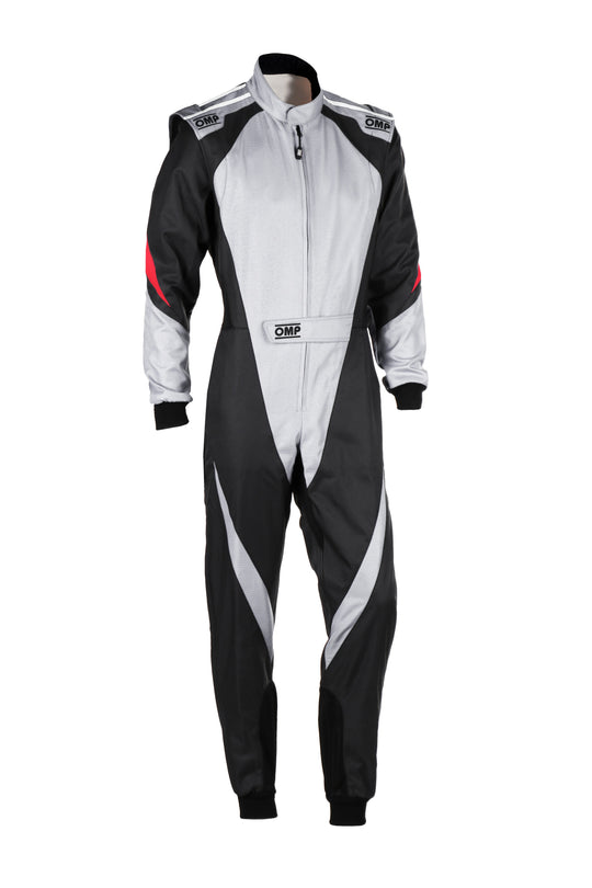 TRAJE DE CARRERAS KARTING OMP KS-3X FIA 8877-2022 (ADULTO) GRIS / NEGRO TALLA 50 - OMP original VRM Motorsports imagen 1