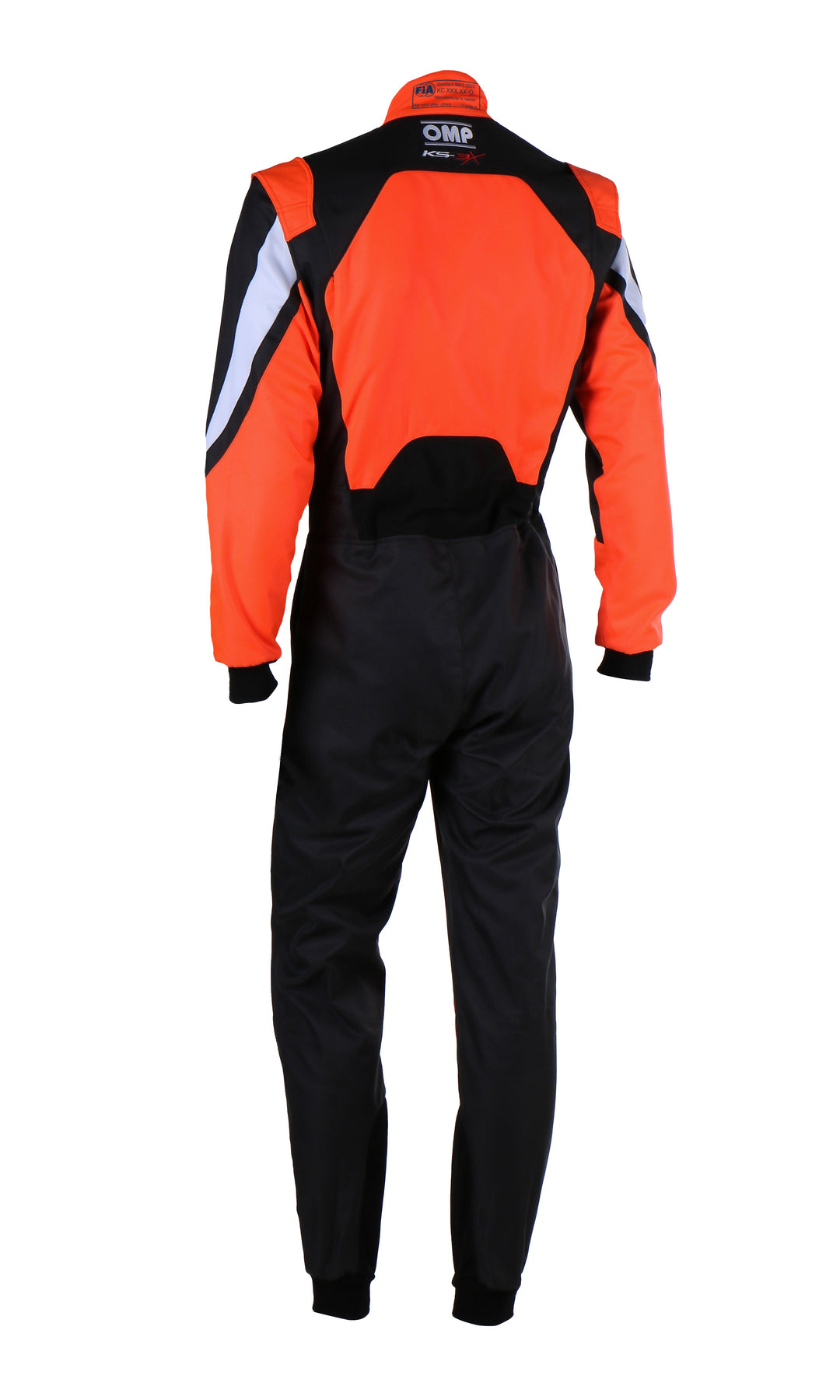 TRAJE DE CARRERAS KARTING OMP KS-3X FIA 8877-2022 (ADULTO) NEGRO / NARANJA FLUOR TALLA 62 - OMP original VRM Motorsports imagen 2