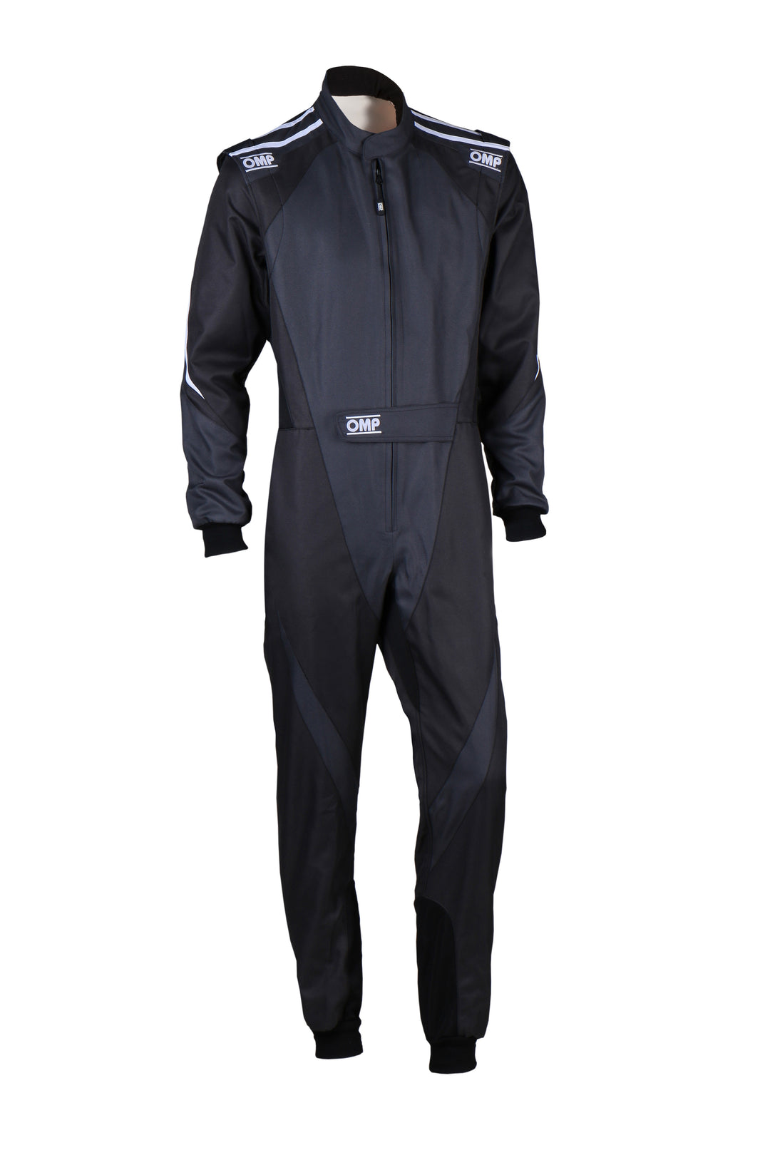 TRAJE DE CARRERAS KARTING OMP KS-3X FIA 8877-2022 (NIÑO) NEGRO / ANTRACITA TALLA 140 - OMP original VRM Motorsports imagen 1