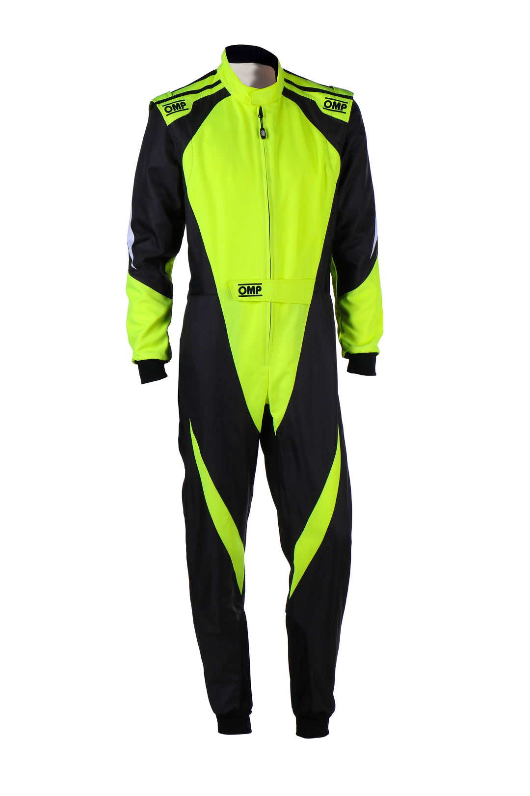 TRAJE DE CARRERAS KARTING OMP KS-3X FIA 8877-2022 (NIÑO) NEGRO / AMARILLO FLUOR TALLA 150 - OMP original VRM Motorsports imagen 1