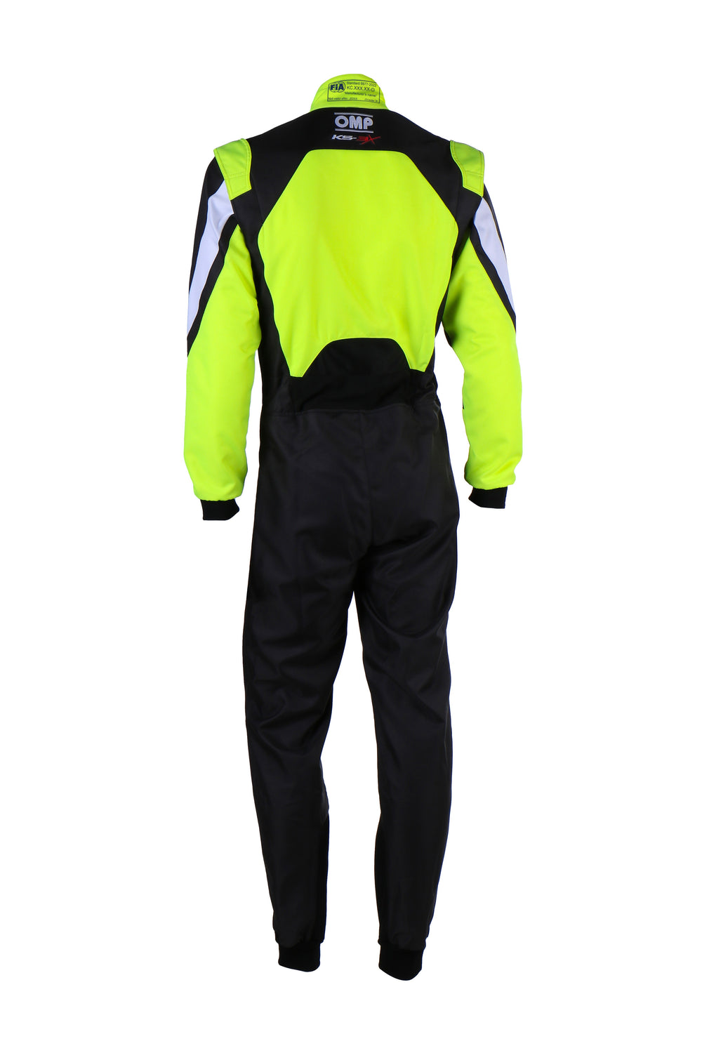 TRAJE DE CARRERAS KARTING OMP KS-3X FIA 8877-2022 (NIÑO) NEGRO / AMARILLO FLUOR TALLA 160 - OMP original VRM Motorsports imagen 2