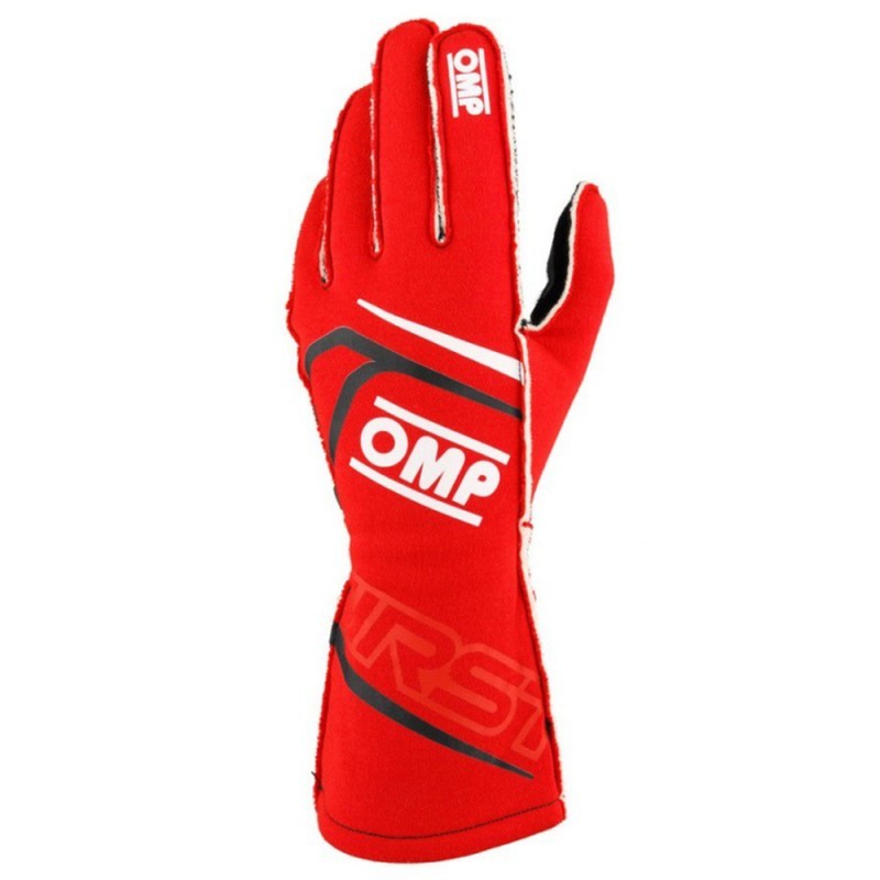 GUANTES OMP FIRST FIA 8856-2018 MY2025 ROJO TALLA S - OMP original VRM Motorsports imagen 2