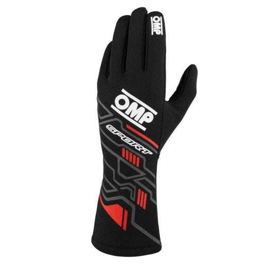 GUANTES OMP SPORT FIA 8856-2018 MY2025 NEGRO / RED TALLA XL - OMP original VRM Motorsports imagen 2