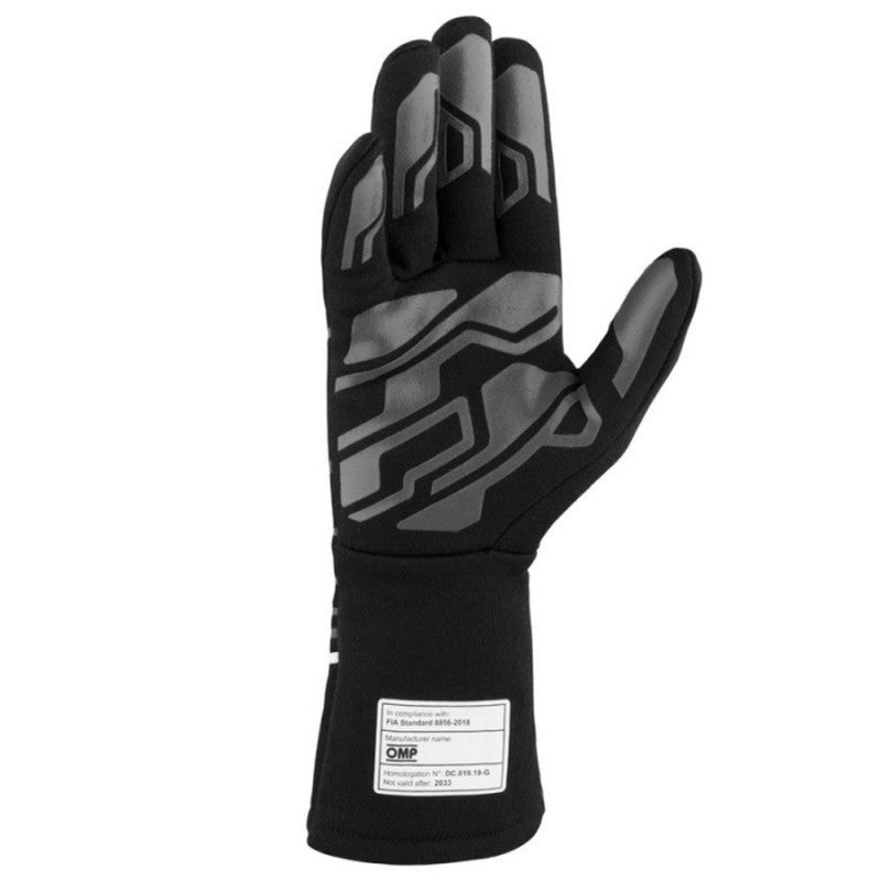 GUANTES OMP SPORT FIA 8856-2018 MY2025 NEGRO / BLANCO TALLA L - OMP original VRM Motorsports imagen 3