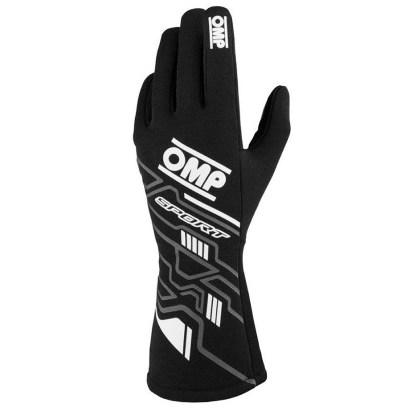 GUANTES OMP SPORT FIA 8856-2018 MY2025 NEGRO / BLANCO TALLA XL - OMP original VRM Motorsports imagen 2