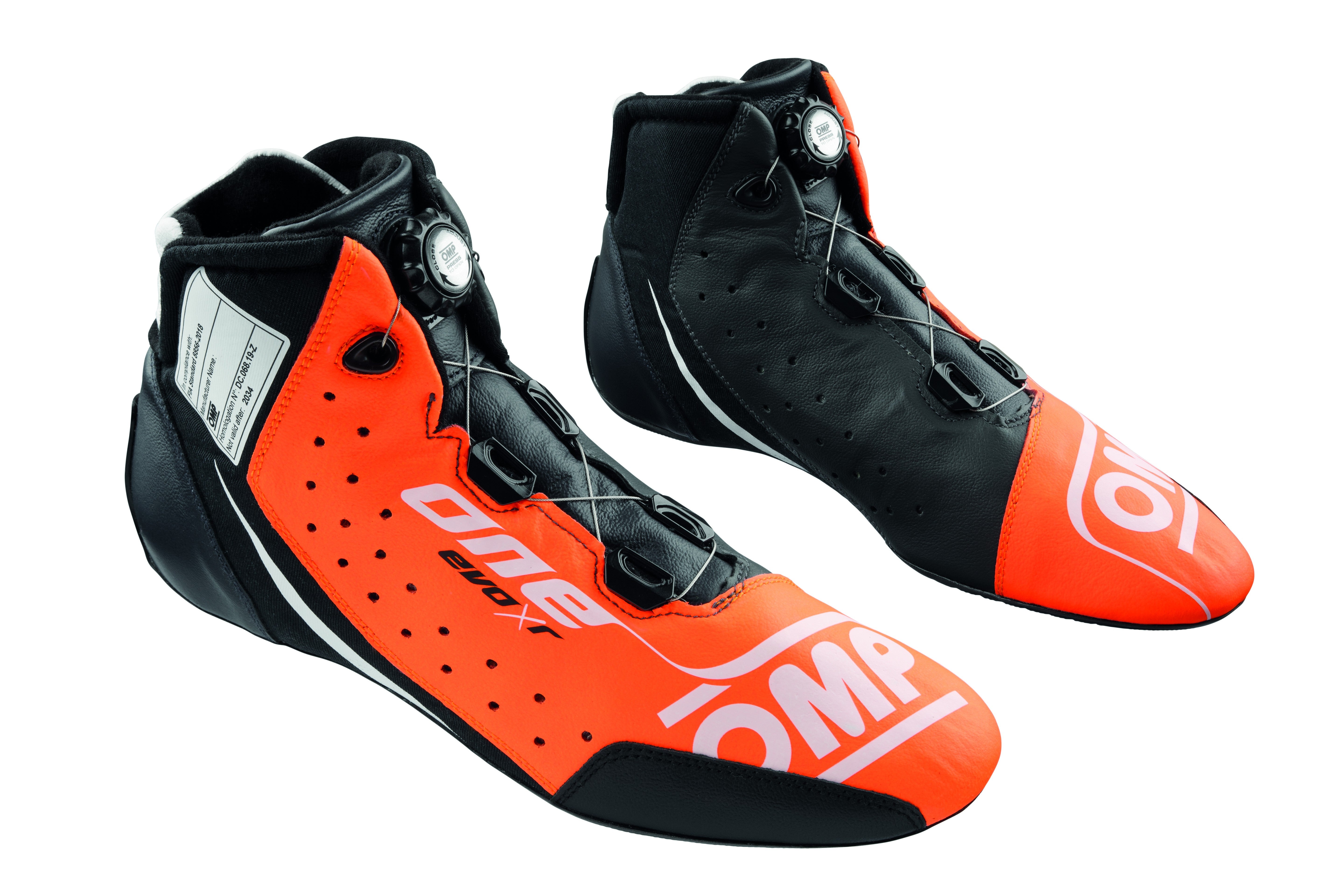 ZAPATILLAS OMP ONE EVO XR FIA 8856-2018 NARANJA / ANTRACITA TALLA 40 - OMP original VRM Motorsports imagen 1