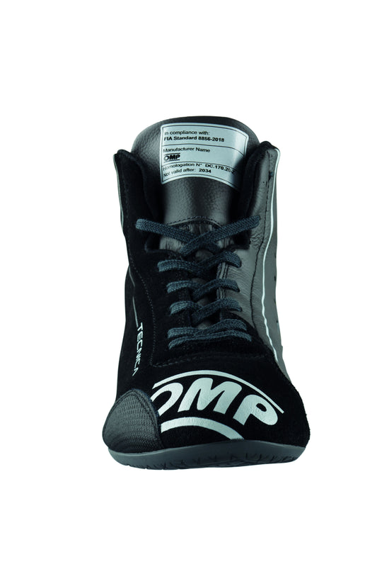 ZAPATILLAS OMP TECNICA MY2025 FIA 8856-2018 NEGRO / ANTRACITA TALLA 47 - OMP original VRM Motorsports imagen 3