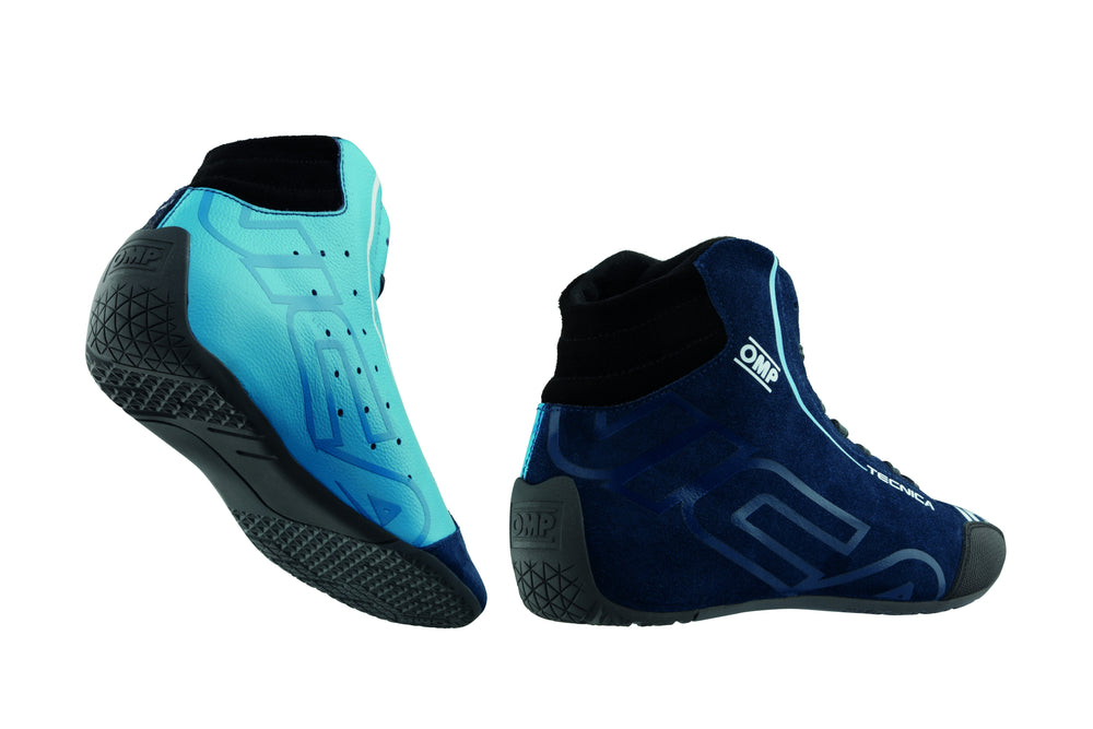 ZAPATILLAS OMP TECNICA MY2025 FIA 8856-2018 NAVY AZUL / CYAN TALLA 43 - OMP original VRM Motorsports imagen 2