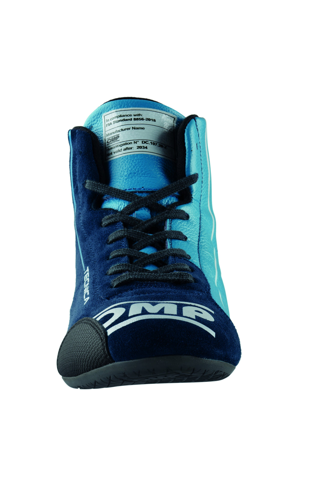 ZAPATILLAS OMP TECNICA MY2025 FIA 8856-2018 NAVY AZUL / CYAN TALLA 44 - OMP original VRM Motorsports imagen 3