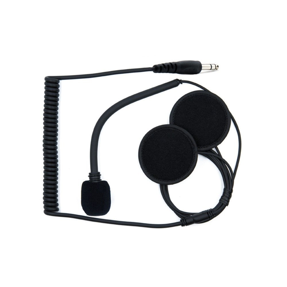 Sparco Rhk/Jh - Conector Estéreo De 6,35 Mm - Con Micrófono Flexible - Solo Altavoces Estándar, Sin Auriculares - Sparco original VRM Motorsports imagen 1