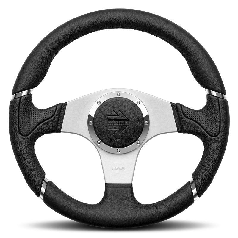 VOLANTE MOMO MILLENIUM 320MM PIEL NEGRA MOMO | VRM Motorsports