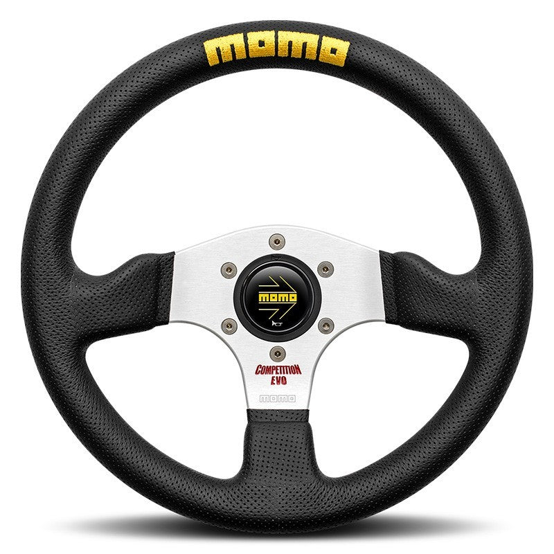 VOLANTE MOMO COMPETITION EVO 320MM CUERO MOMO | VRM Motorsports
