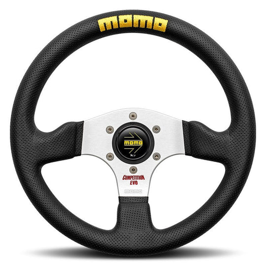 VOLANTE MOMO COMPETITION EVO 320MM CUERO MOMO | VRM Motorsports
