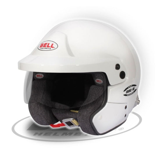 Casco Bell Mag-10 Blanco (Hans)Talla 61+ Fia8859-2024/Sa2020 - Bell | VRM Motorsports