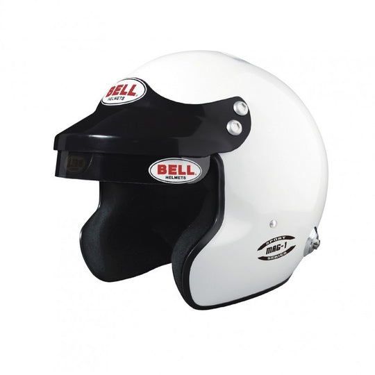 Casco Bell Mag-1 Blanco (Hans) Talla L(60-61) Fia8859-2024 - Bell | VRM Motorsports