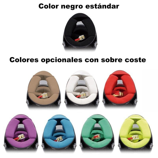 Sparco Casco Bell Mag-10 Rally Carbon (Hans) Interior Naranja Talla 58 Fia8859-2024/Sa2020 - Sparco original VRM Motorsports imagen 3