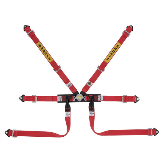 Sparco Arnes Sabelt 6 Puntos Formula Acero Fia8853-2016 2" Pull Up Rojo - Sparco original VRM Motorsports imagen 1