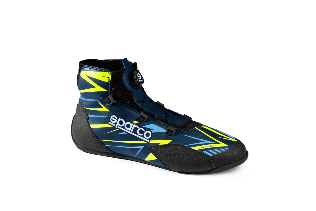 Zapatillas Sparco K-Rapid 2025 Azul/Amarilla Talla 44 - Sparco original VRM Motorsports imagen 4