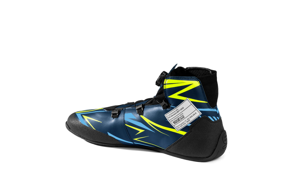 Zapatillas Sparco K-Rapid 2025 Azul/Amarilla Talla 48 - Sparco original VRM Motorsports imagen 2