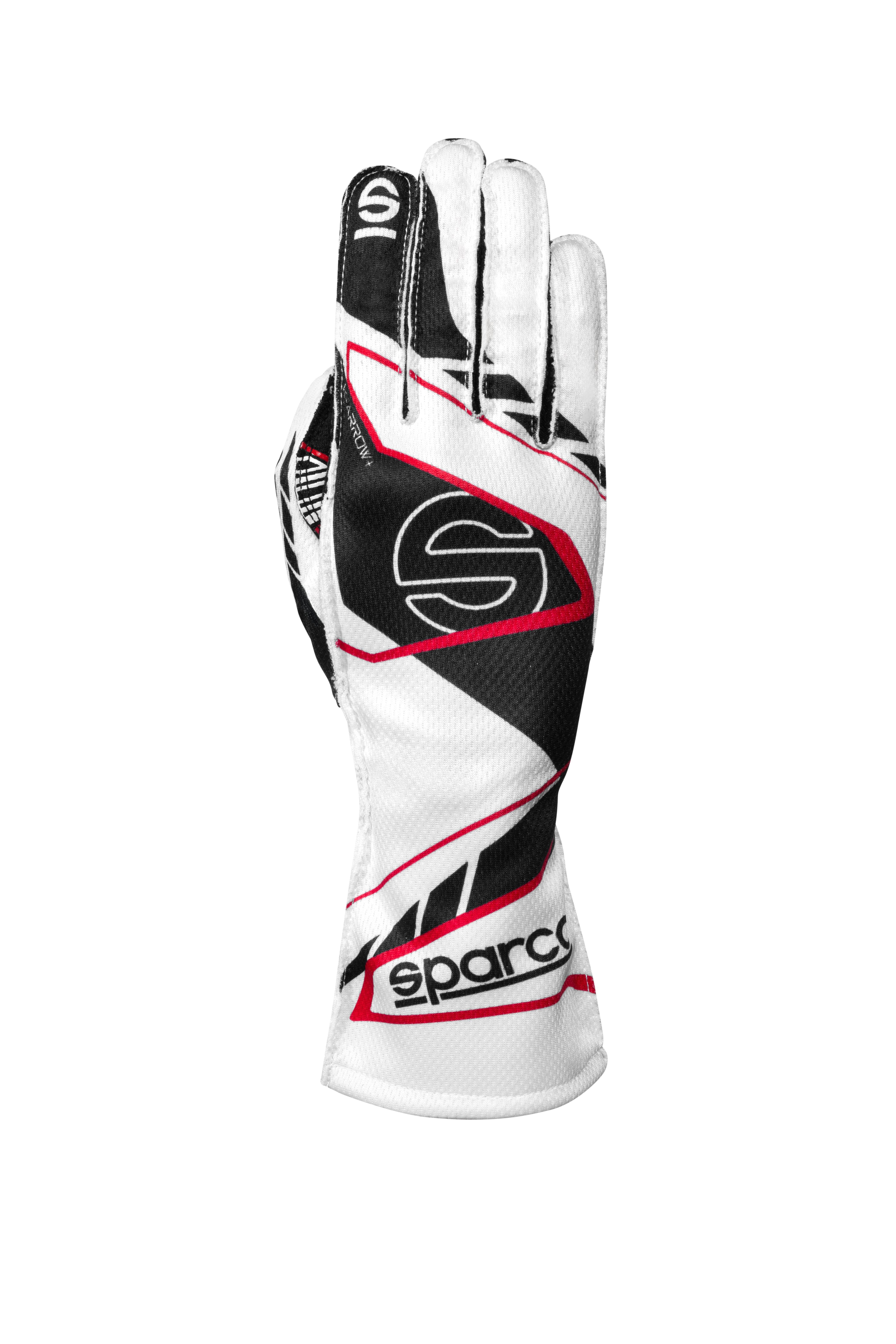 Guantes Sparco K-Arrow+ 2025 Blanco/Negro Talla 7 - Sparco original VRM Motorsports imagen 1