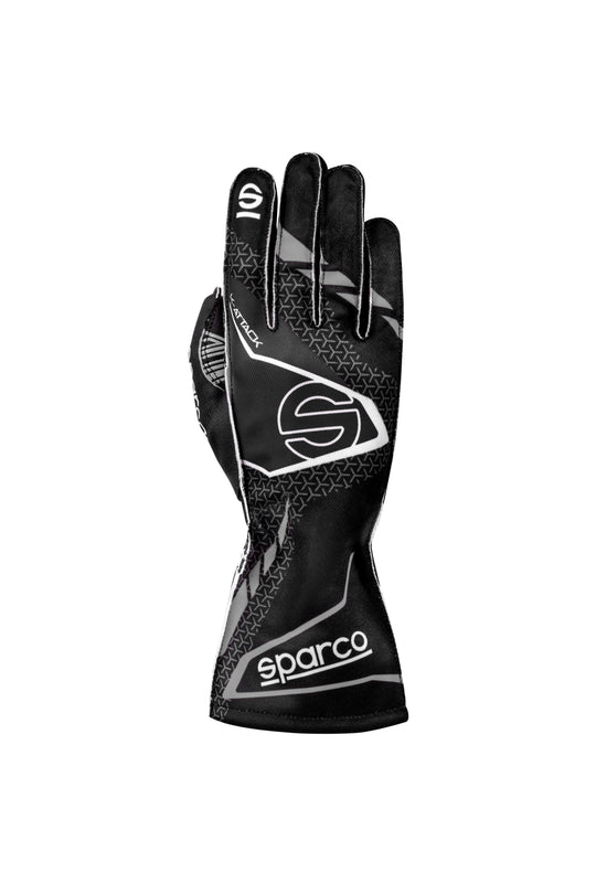 Guantes Sparco K-Attack 2025 Negro/Gris Talla 9 - Sparco original VRM Motorsports imagen 1