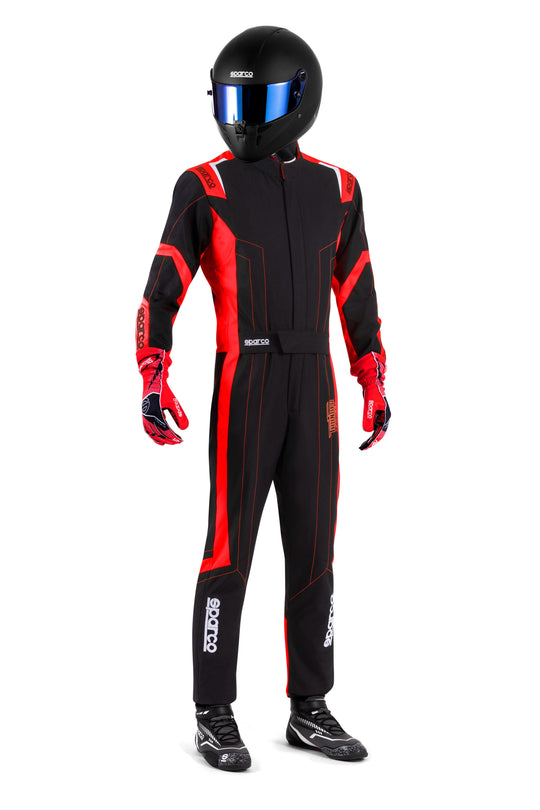 Traje Karting Sparco K48 Thunder Negro/Rojo Talla 150 - Sparco original VRM Motorsports imagen 1