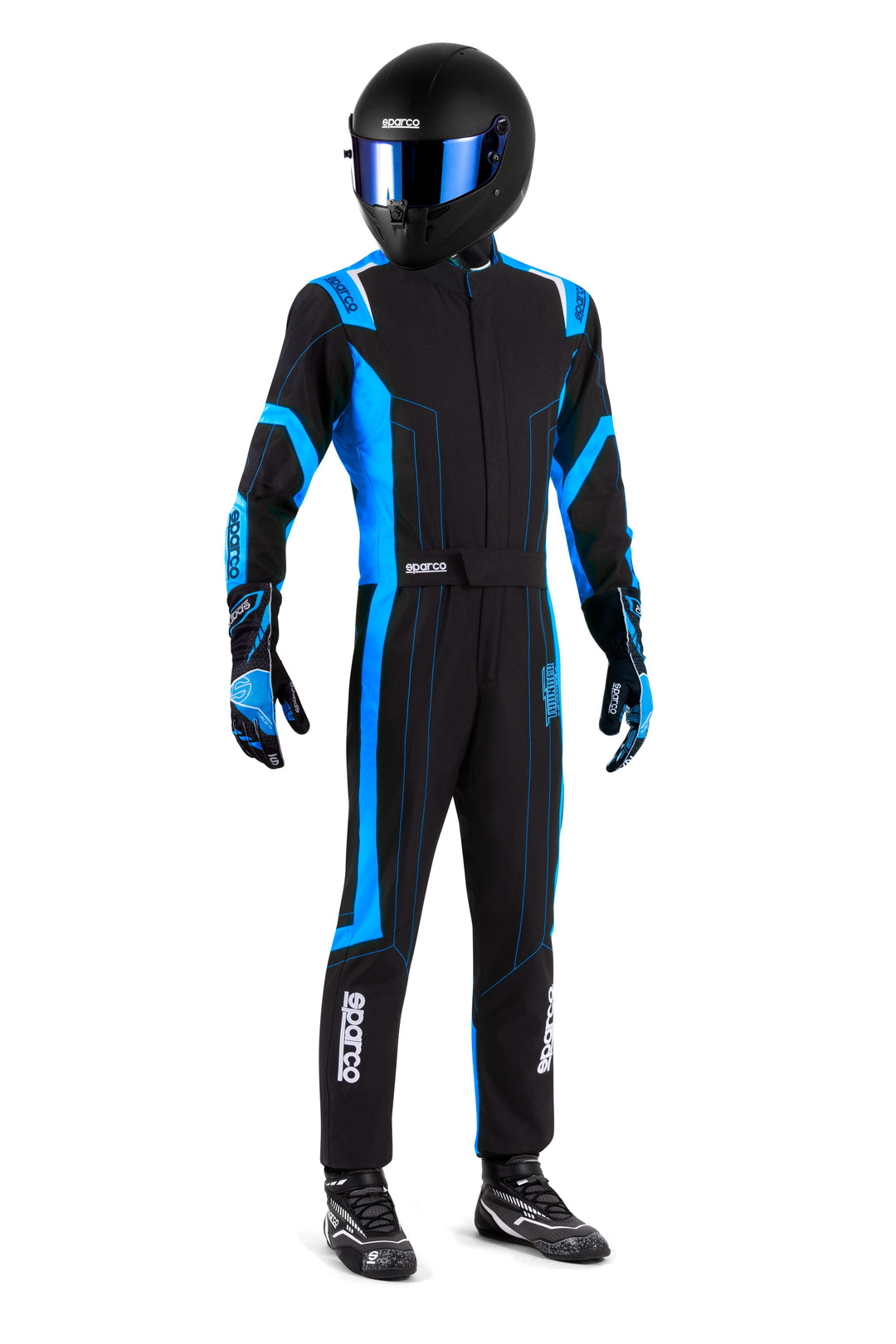 Traje Karting Sparco K48 Thunder Negro/Azul Talla 150 - Sparco original VRM Motorsports imagen 1