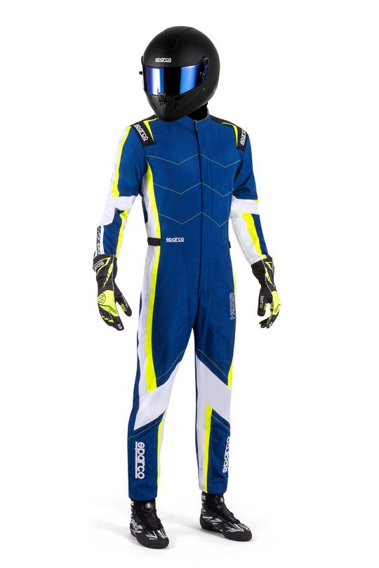 Traje Karting Sparco K48 Kerb Azul/Amarillo Talla 130 - Sparco original VRM Motorsports imagen 1