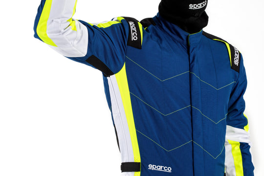 Traje Karting Sparco K48 Kerb Azul/Amarillo Talla 150 - Sparco original VRM Motorsports imagen 3