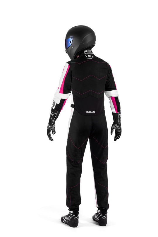 Traje Karting Sparco K48 Kerb Mujer Negro/Fucsia Talla 150 - Sparco original VRM Motorsports imagen 2