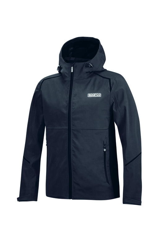 CHAQUETA SPARCO SHELL IMPERMEABLE GRIS/BK TALLA TALLA XS