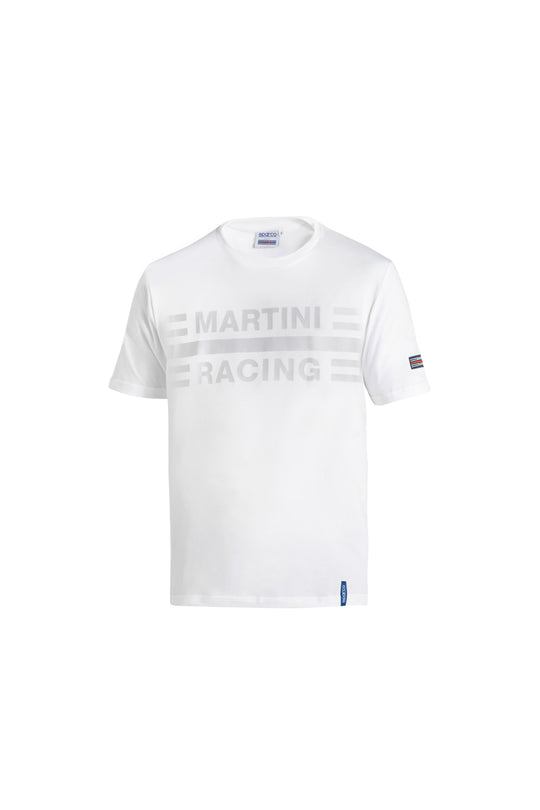 CAMISETA SPARCO MARTINI-R LOGO  BLANCA TALLA XL