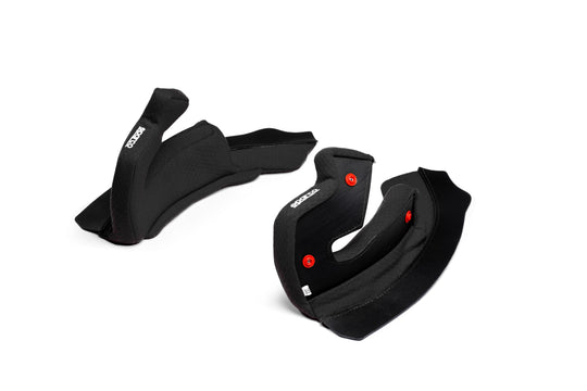 Almohadillas Mejillas Casco Sparco Stealth Negras Talla Xxl - Sparco original VRM Motorsports imagen 2