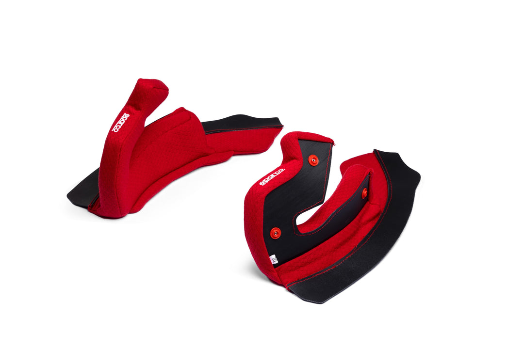 Almohadillas Mejillas Casco Sparco Stealth Rojas Talla S - Sparco original VRM Motorsports imagen 2