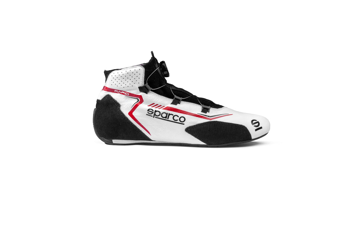 Zapatillas Sparco Rapid 2025 Blancas/Rojas Talla 46 - Sparco original VRM Motorsports imagen 3