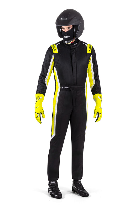 Traje De Carreras Sparco Sprint Pro 2025 Negro/Amarillo Talla 48 - Sparco original VRM Motorsports imagen 1