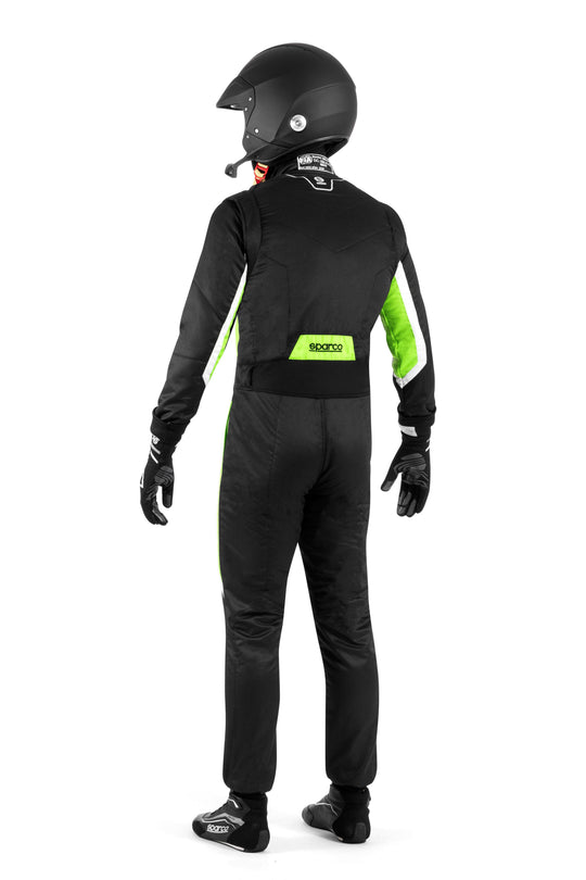Traje De Carreras Sparco Sprint Pro 2025 Negro/Verde Talla 64 - Sparco original VRM Motorsports imagen 2