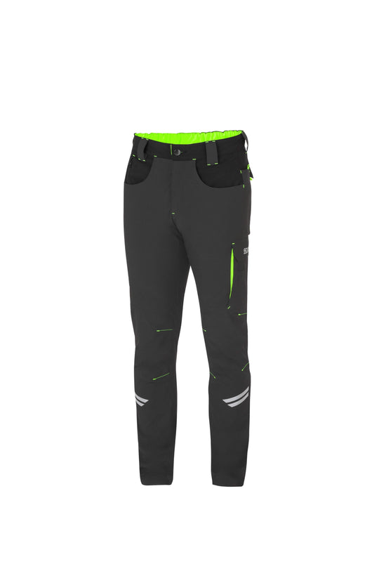 SPARCO PANTALON SPARCO LIGHT TECH TALLA XXXL GRIS/AMARILLO